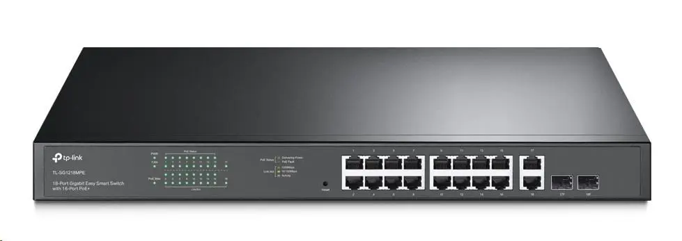 TP-Link TL-SG1218MPE 16xGb 2xSFP smart switch 250W POE+