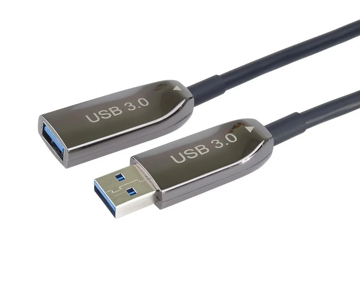 PremiumCord prodlužovací optický AOC kabel USB 3.0 A/Male - A/Female, 10m