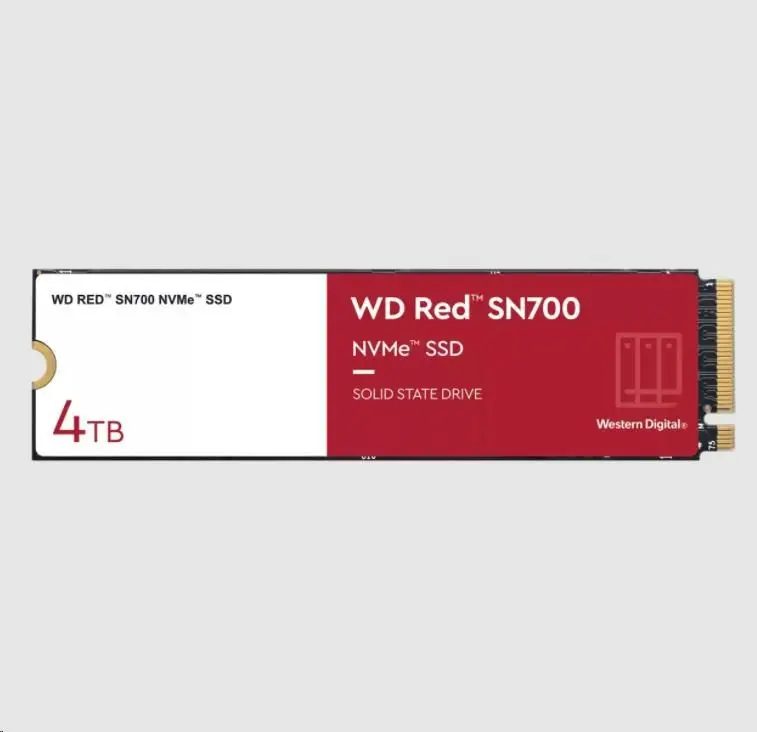 WESTERN DIGITAL WD Red SN700/4TB/SSD/M.2 NVMe/5R WDS400T1R0C