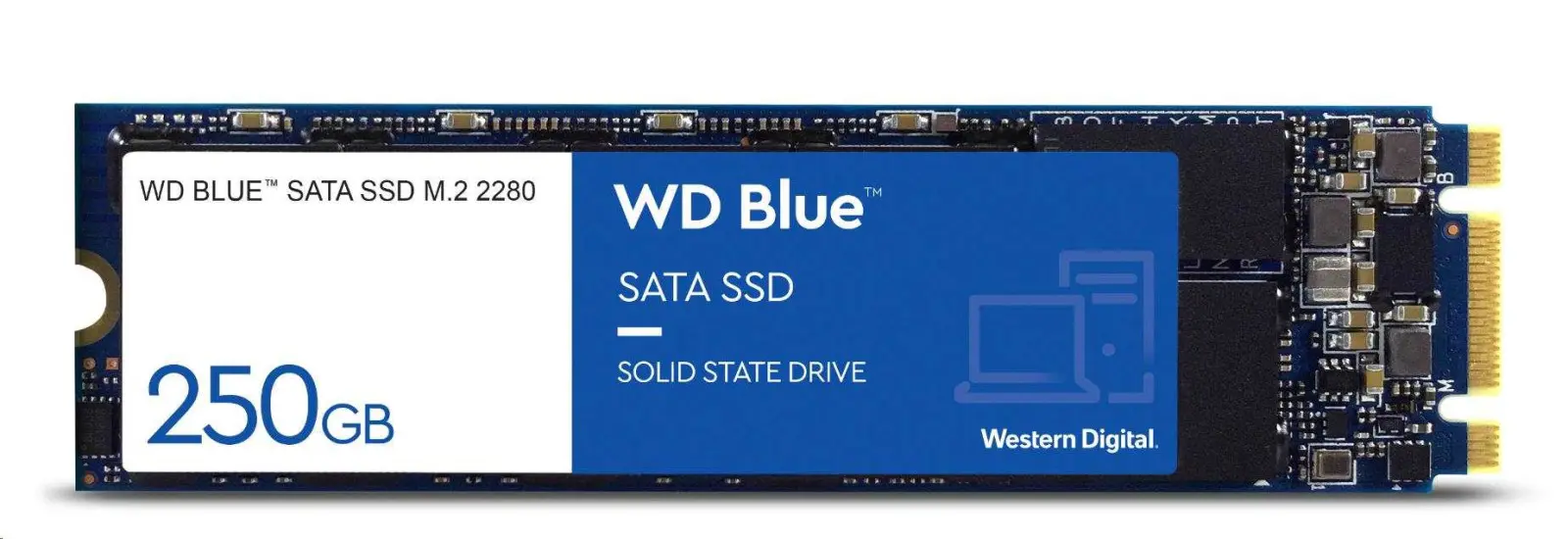 WD BLUE SSD 3D NAND WDS100T3B0B 1TB SA510 Powered by SanDisk, M.2 SATA, (R:560, W:520MB/s)