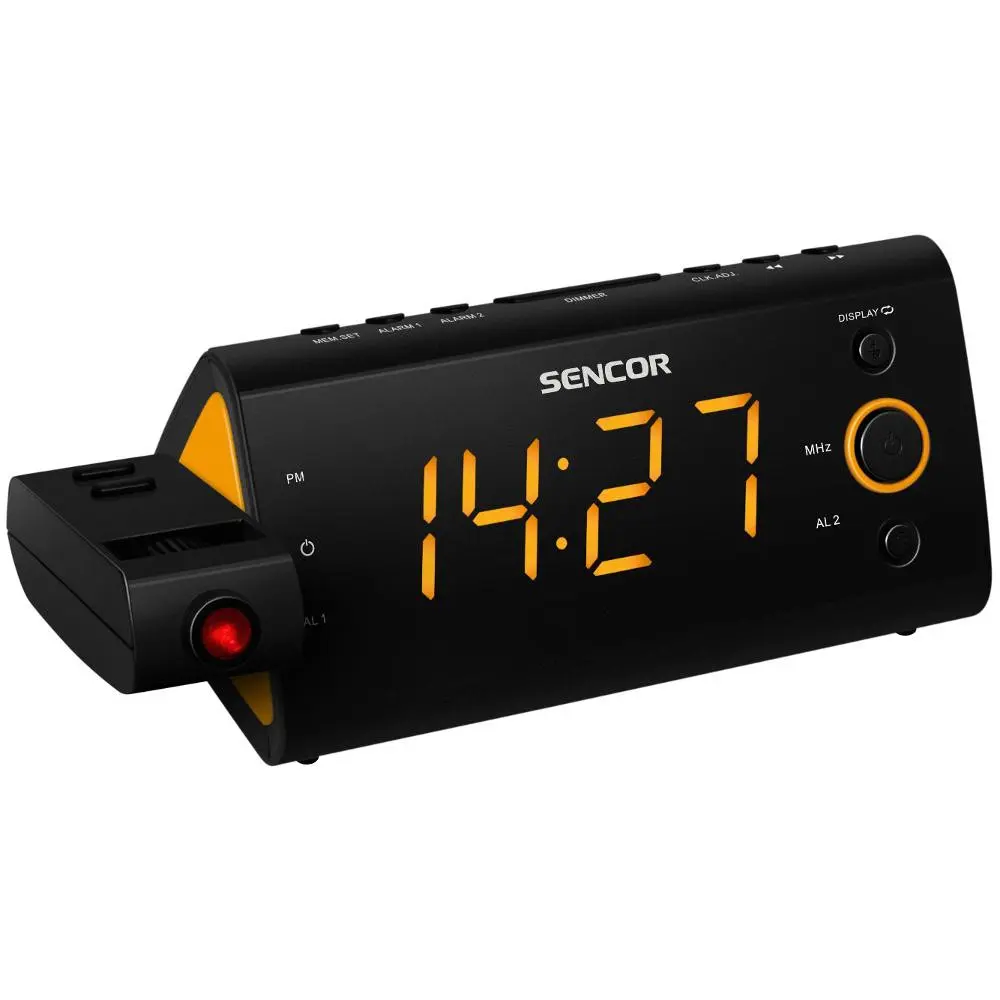 Radiobudík SENCOR SRC 330 OR Orange projekční