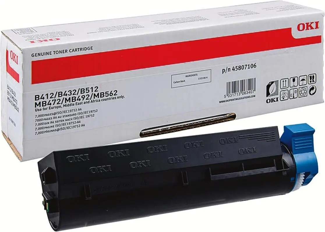 OKI - toner B412/B432/B512MB472/MB492/MB562