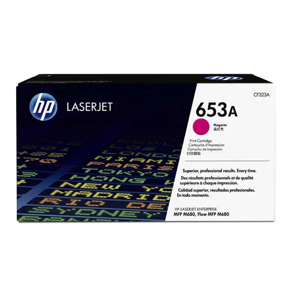 HP 653A Magenta LJ Toner Cart, CF323A (16,500 pages) CF323A