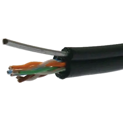 DATACOM UTP drát Cat5e 305m samonosný OUTDOOR blk