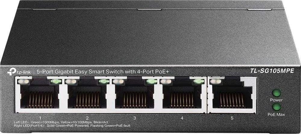 TP-Link TL-SG105MPE 5xGb 4POE+120W Easy Smart Sw.