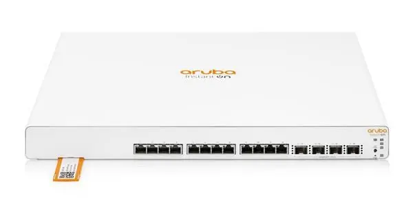 HPE Networking Instant On Switch 8p Gigabit CL4 4p SR2.5G CL6 PoE 2p 10GBT 2p SFP+ 480W 1960