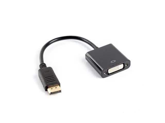 LANBERG adaptér DisplayPort (M) 1.2 na DVI-I (F) (24+5), dual link