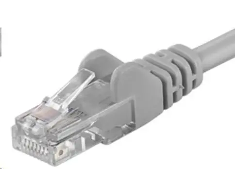 PremiumCord Patch kabel UTP RJ45-RJ45 CAT6 0.25m šedá