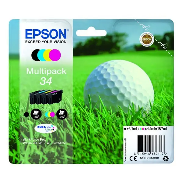 Epson Multipack 4-colours 34 DURABrite Ultra Ink