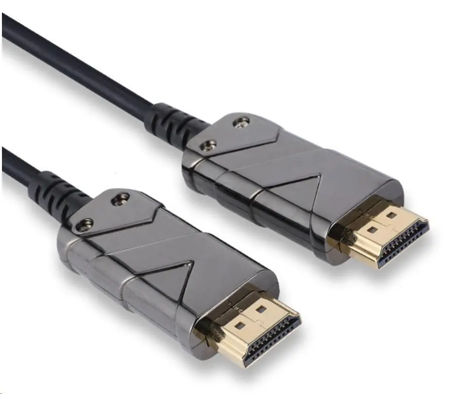 PREMIUMCORD Ultra High Speed HDMI 2.1 optický fiber kabel 8K@60Hz, zlacené 25m