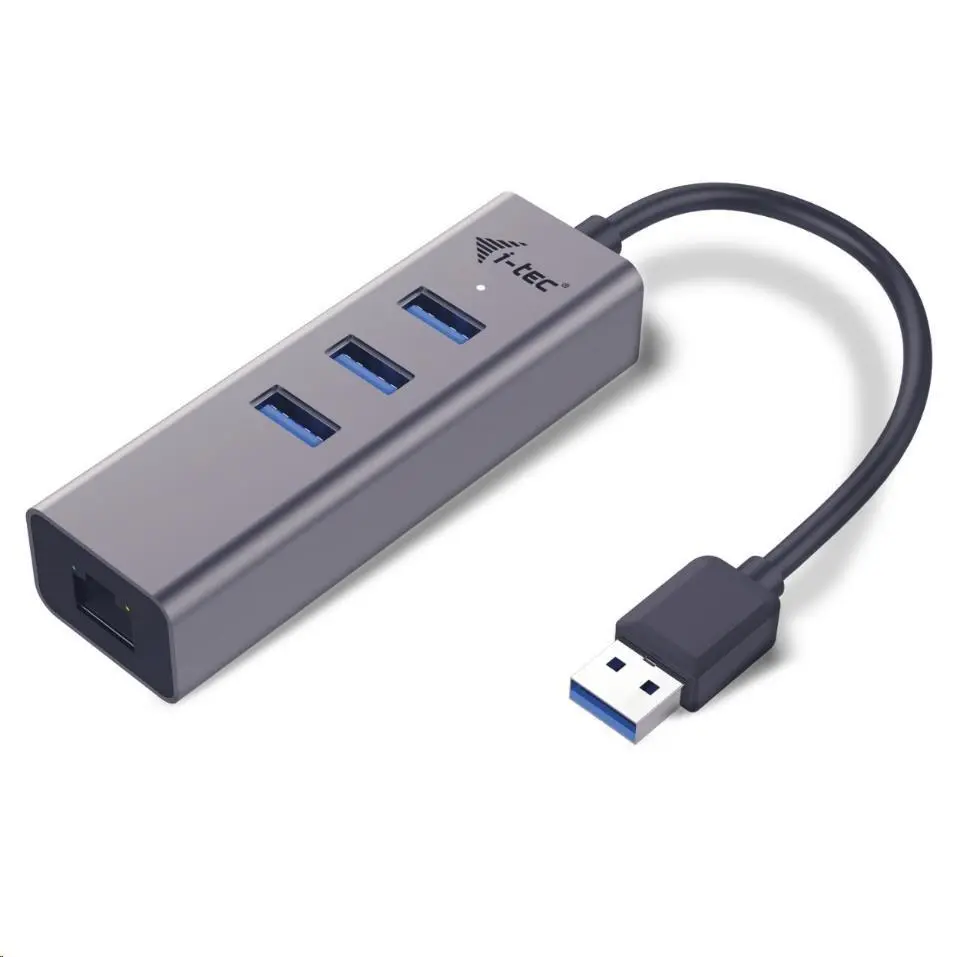 i-tec Metal HUB 3 Port USB 3.0 + Gigabit Ethernet