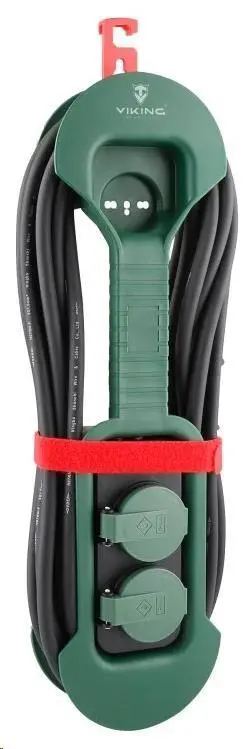 Prodlužovací kabel se zásuvkami Viking R280/Output:2xAC/IP44/venkovní použití/8m kabel