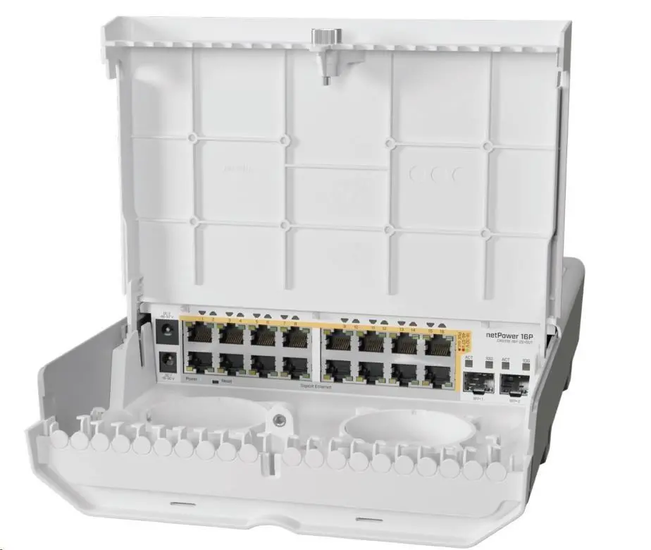 MikroTik CRS318-16P-2S+OUT - netPower 16P PoE