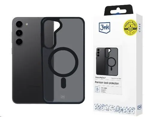 3mk ochranný kryt Smoke MagCase pro Samsung Galaxy S23 5G