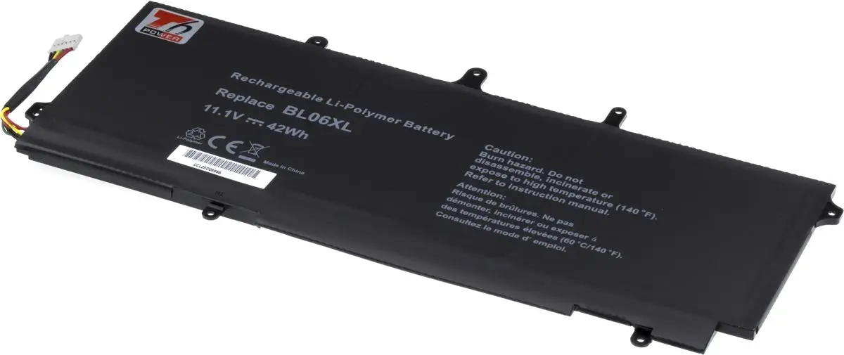 Baterie T6 power HP EliteBook Folio 1040 G1, 1040 G2, 3800mAh, 42Wh, 6cell, Li-pol - neoriginální