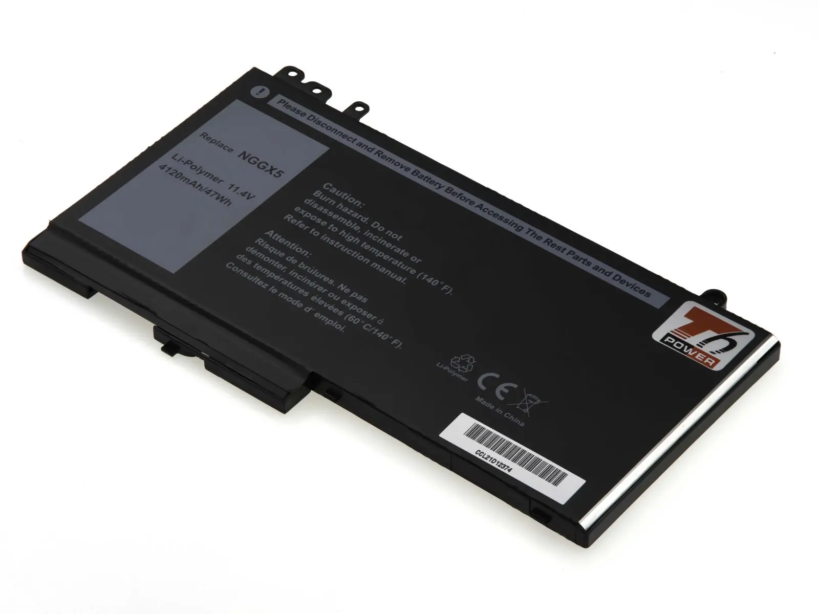 Baterie T6 power Dell Latitude E5270, E5470, 4100mAh, 47Wh, 3cell, Li-pol