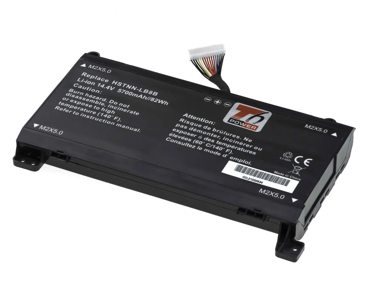 Baterie T6 Power pro HP Omen 17-an000, 17-an100, 16pin, Geforce 1060/1070, 5700mAh, 82Wh, 8cell