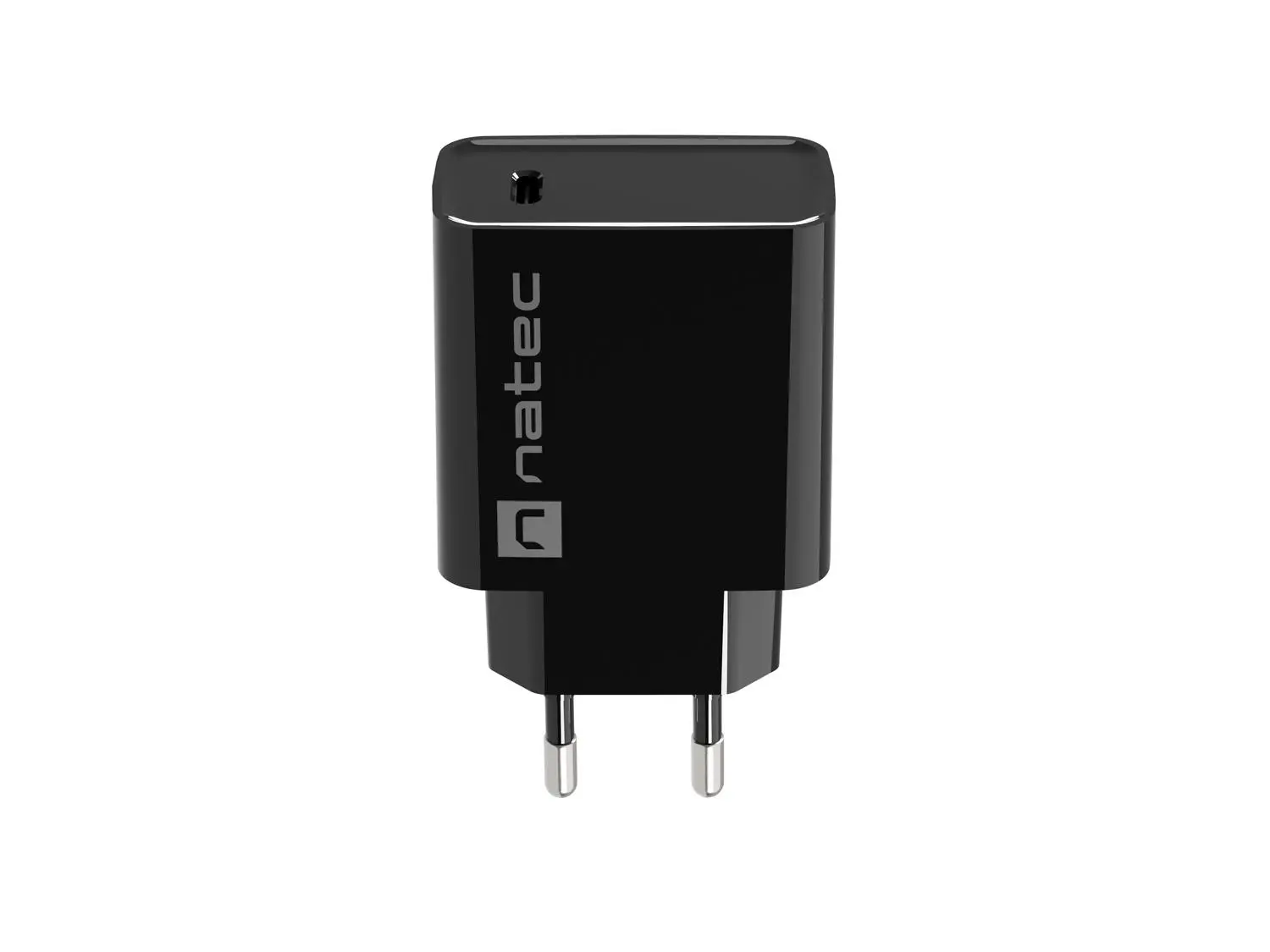 Universální nabíječka Natec RIBERA 20W 1X USB-C, černá NUC-2060