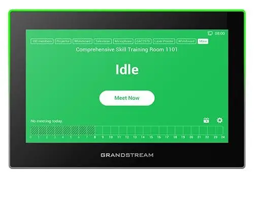 Grandstream GSC3575 SIP interkom a řídicí stanice, 7" dotyk.obrazovka, Wi-Fi 6, BT, 6 SIP účtů,černý