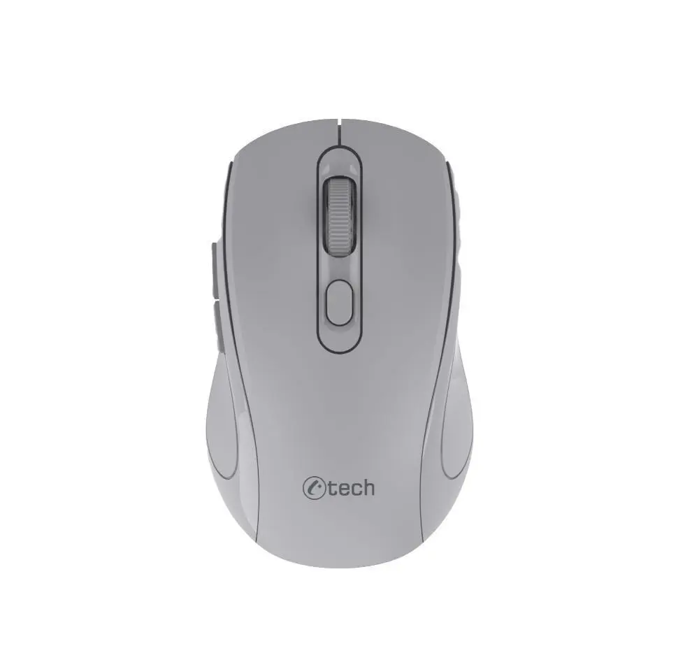 Myš C-TECH WLM-12, BT5.0 + 2,4GHz, šedá