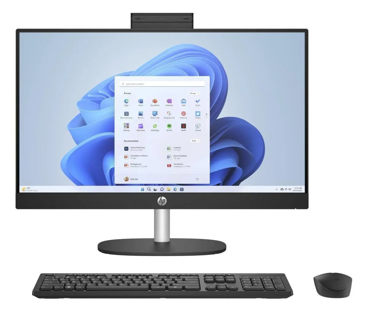 HP AiO 24-cr2007nc, 24" FHD, Ultra7 255U, RAM 32GB DDR5, SSD 1TB, Win 11 Home, GamePass 3měsíce zdarma