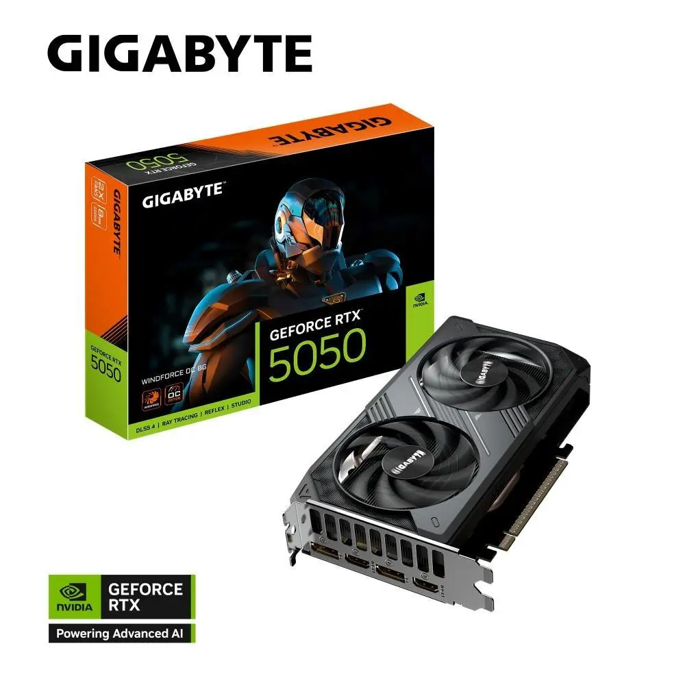 GIGABYTE NVIDIA GeForce RTX 5050 WINDFORCE OC 8G