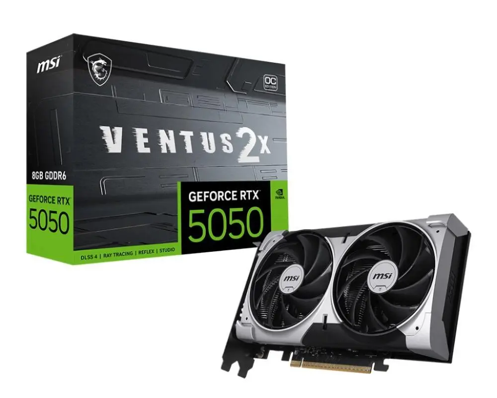 MSI NVIDIA GeForce RTX 5050 8G VENTUS 2X OC