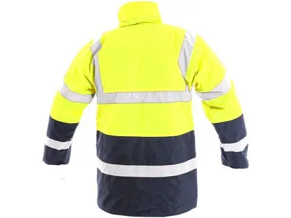 Bunda CXS OXFORD, výstražná, pánská, žluto-modrá, vel. L