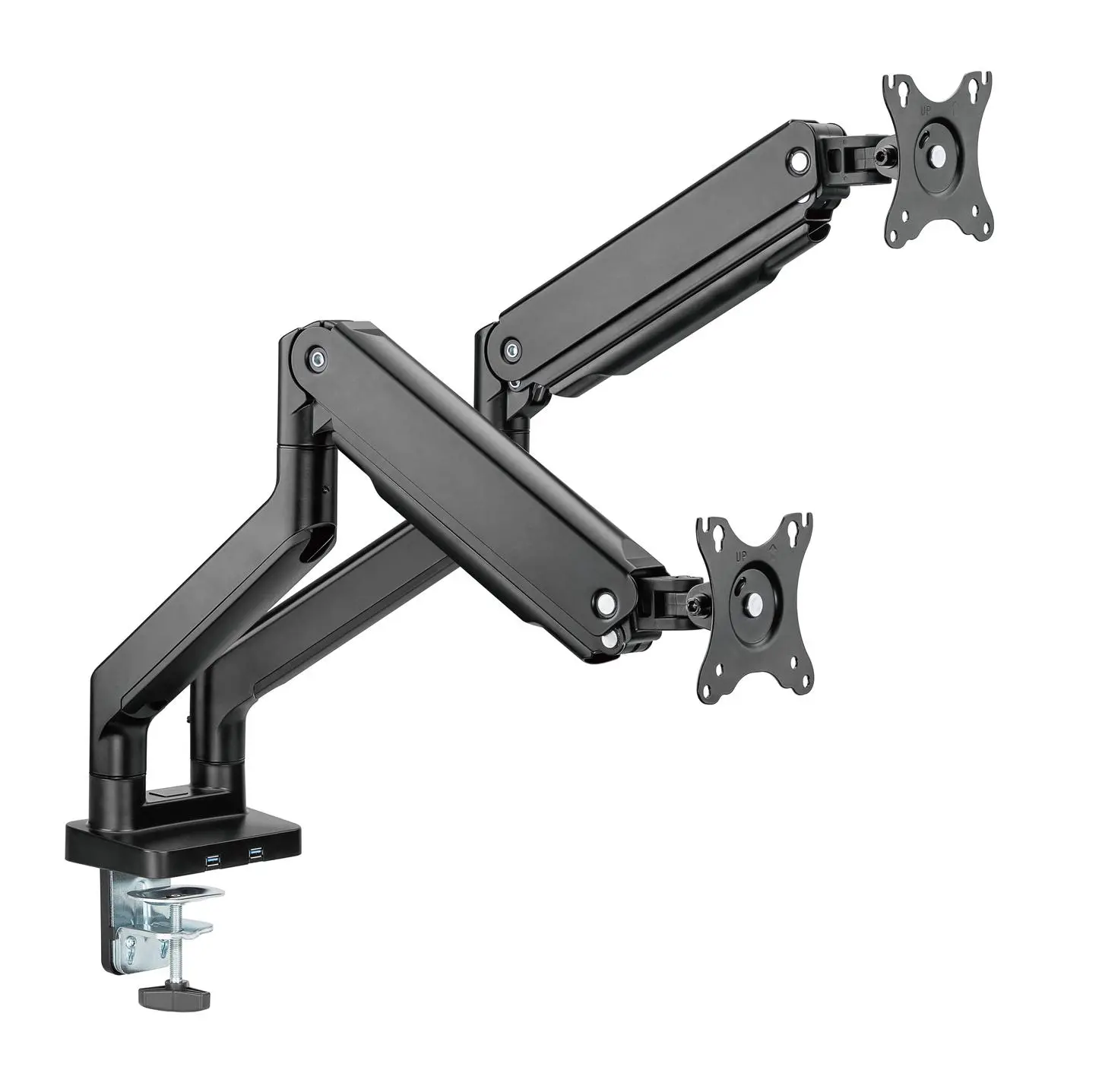 Držák monitoru Brateck LDT60-C024 dvě ramena vedle sebe mechanická pružina Heavy Duty