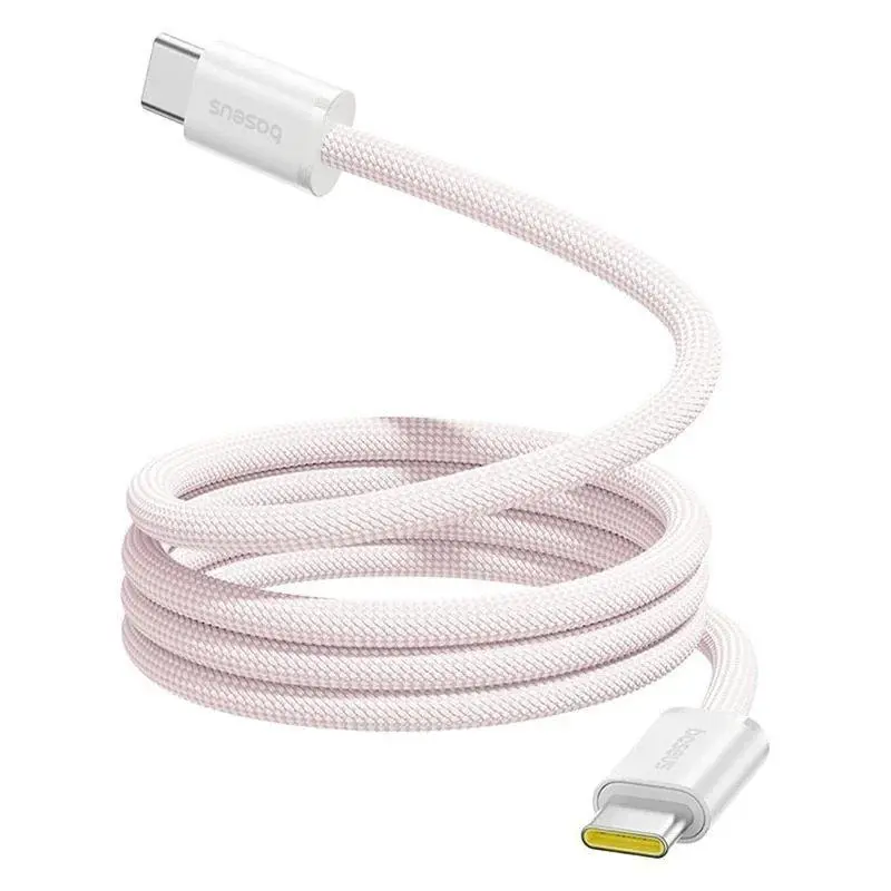 Baseus Dynamic 4 Pro Series Datový Kabel USB-C - USB-C 100W 1m Baby Pink P10385200411-00