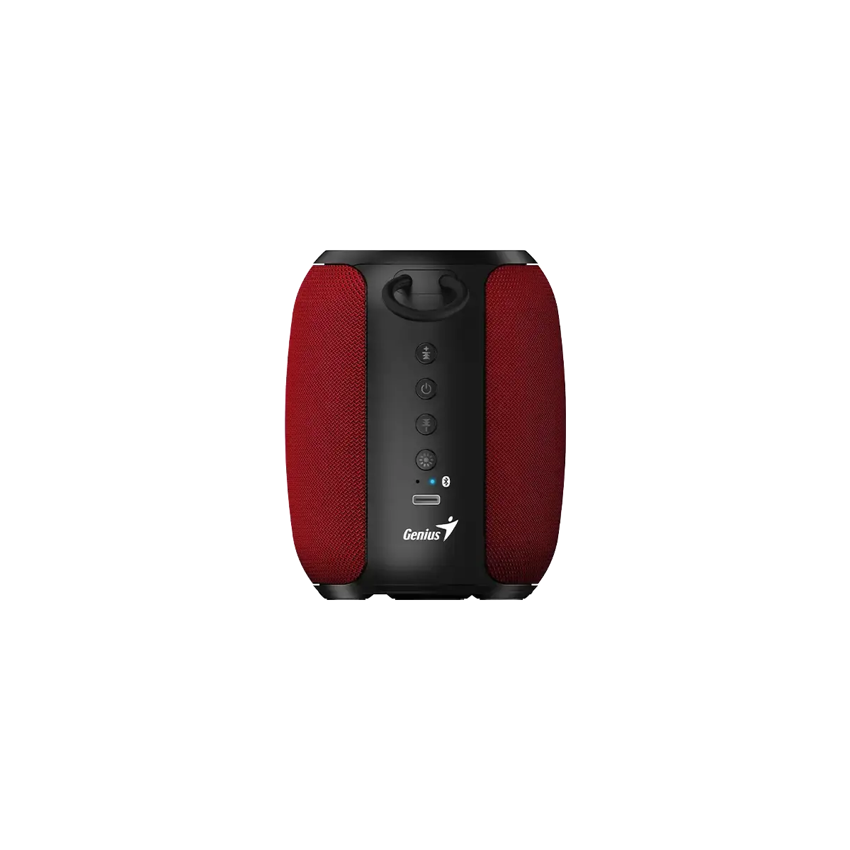 Genius SP-915BT Reproduktor, bezdrátový, Bluetooth, 5W, LED podsv.,USB-C,výdrž až 6 hod.,mikrofon, podpora Copilot,červeno-černá
