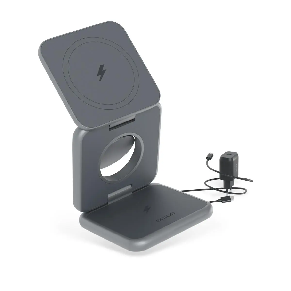 Epico Mag+ Foldable Wireless Charger - vesmírně šedá