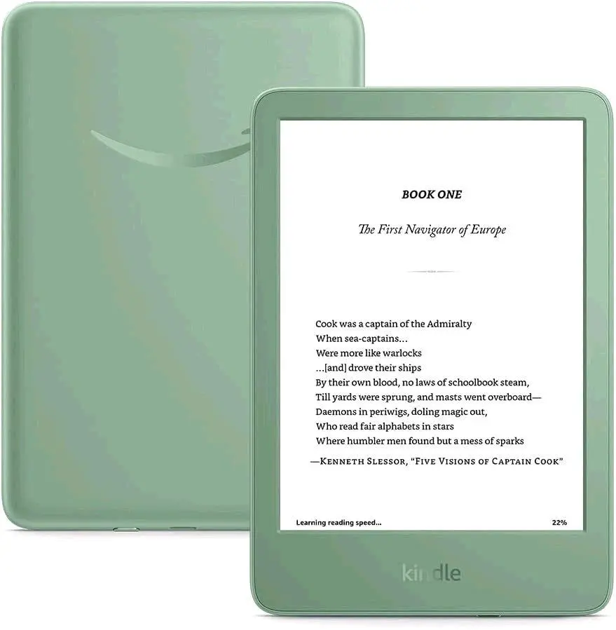 E-book Amazon Kindle 2024 (16 GB), matcha, BEZ REKLAM