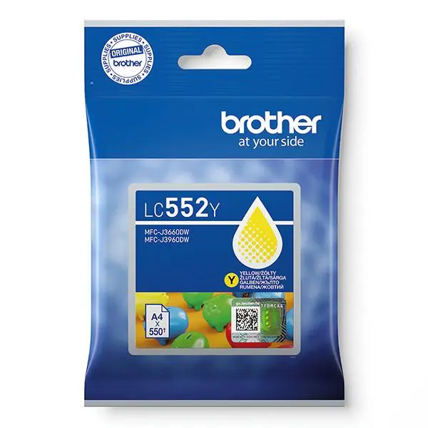 Brother LC-552Y - inkoust žlutý