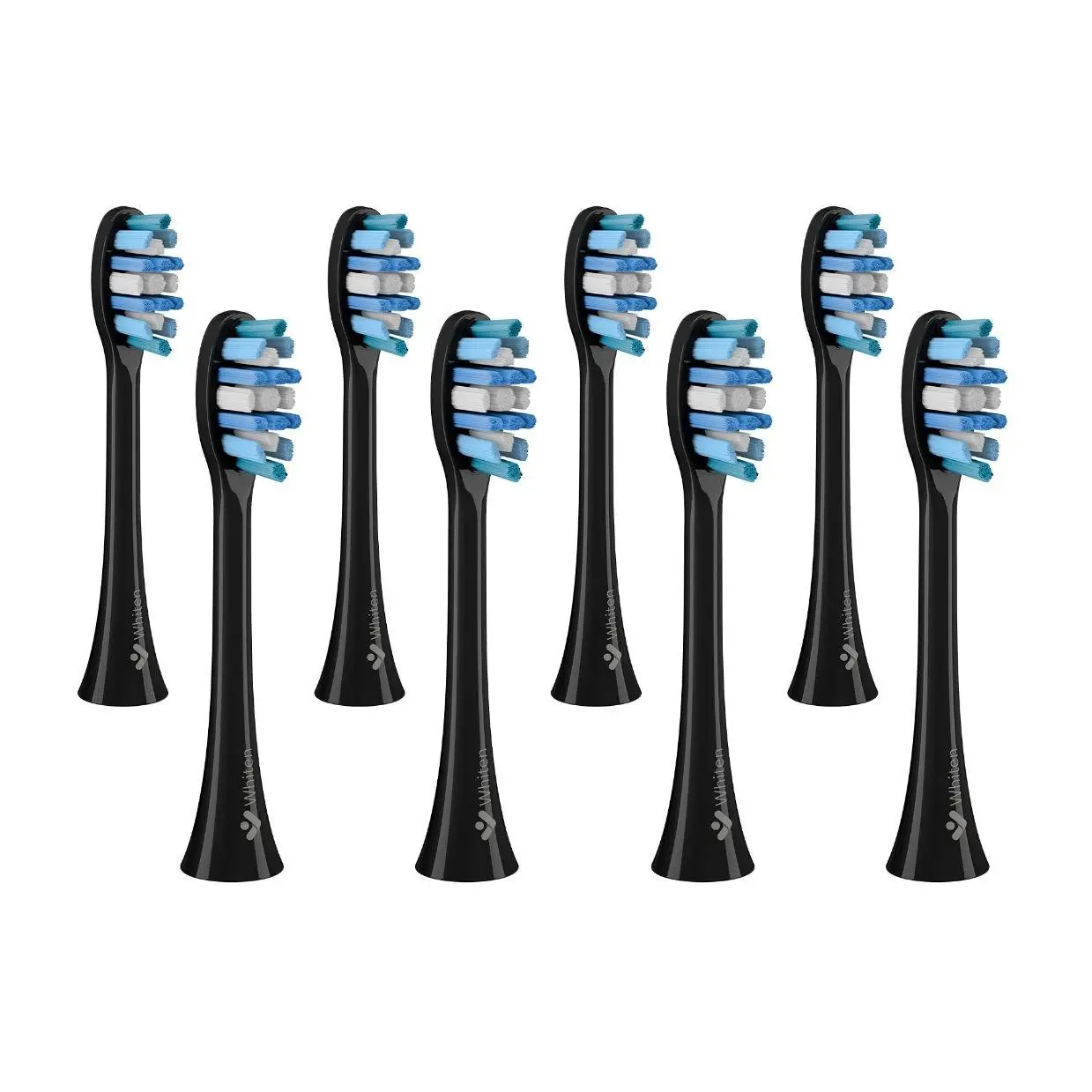 TrueLife SonicBrush Clean-series heads Whiten black 8 pack náhradní hlavice