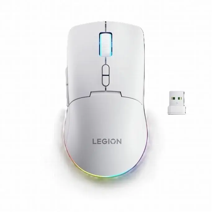 Lenovo Legion M220 Wireless RGB Gaming Mouse - herní myš s RGB podsvícením , třemi režimy připojení, v bílé barvě