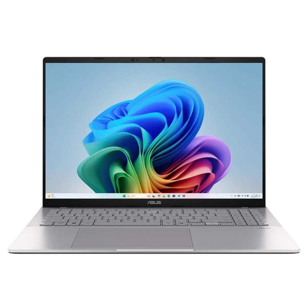 ASUS Vivobook S16 - Snapdragon X X1 26 100/32GB/512GB SSD/16"/WUXGA/OLED/2y PUR/Win 11 Home/stříbrná