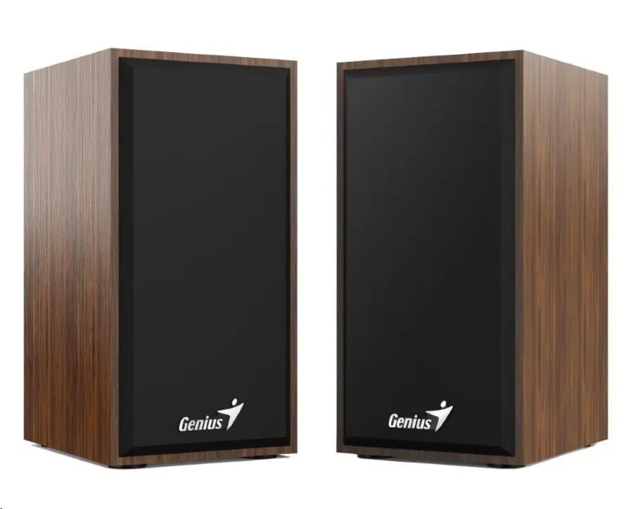 Genius SP-HF180 dřevěné reproduktory 2.0 hnědé