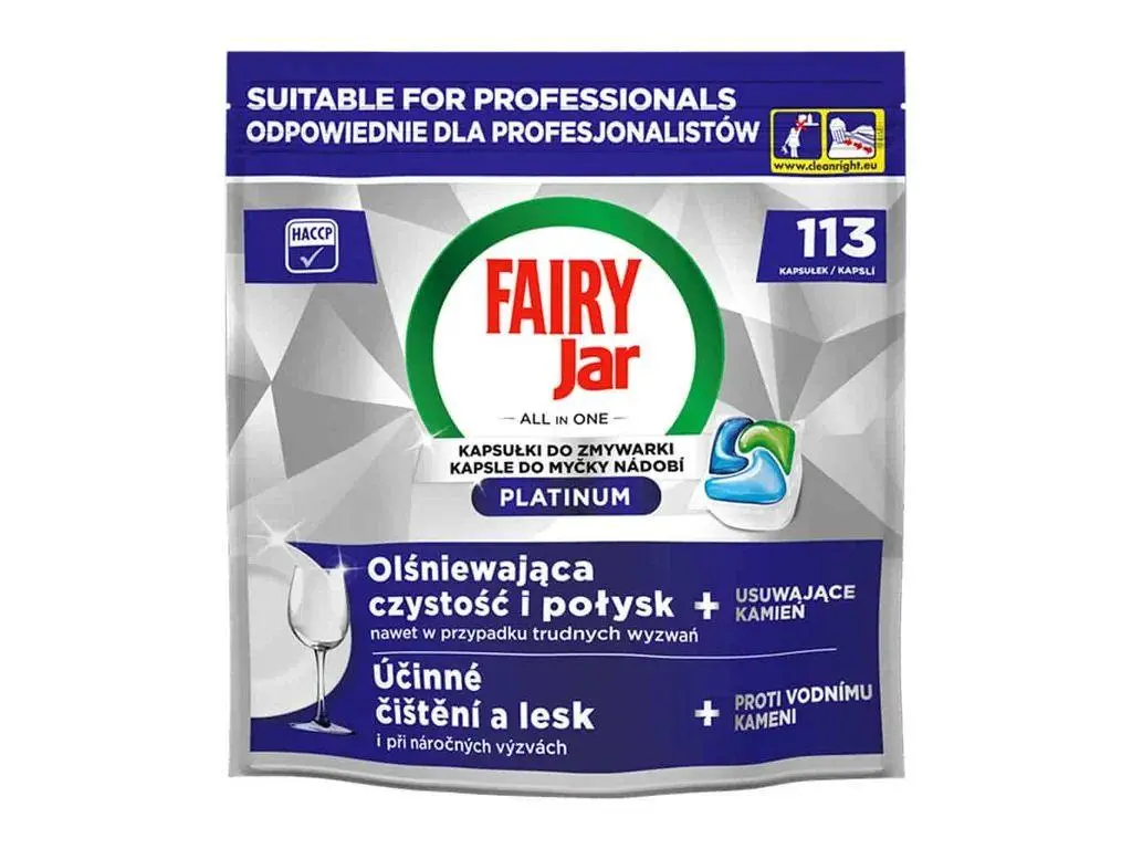 Tablety do myčky Jar Professional platinum 113 ks