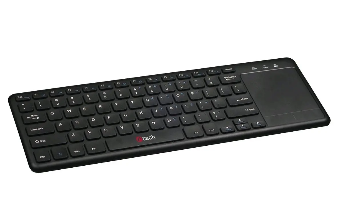 C-TECH WLTK-01/Bezdrátová USB/CZ-SK layout/Černá