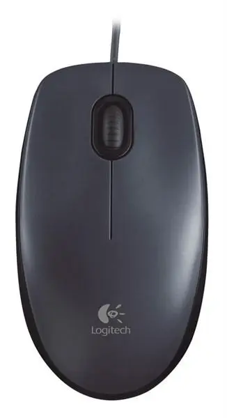 Logitech M90/Kancelářská/Optická/1 000 DPI/Drátová USB/Černá 910-001793