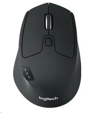 Logitech M720/Ergonomická/Optická/Pro praváky/1 000 DPI/Bezdrátová Bluetooth/Černá