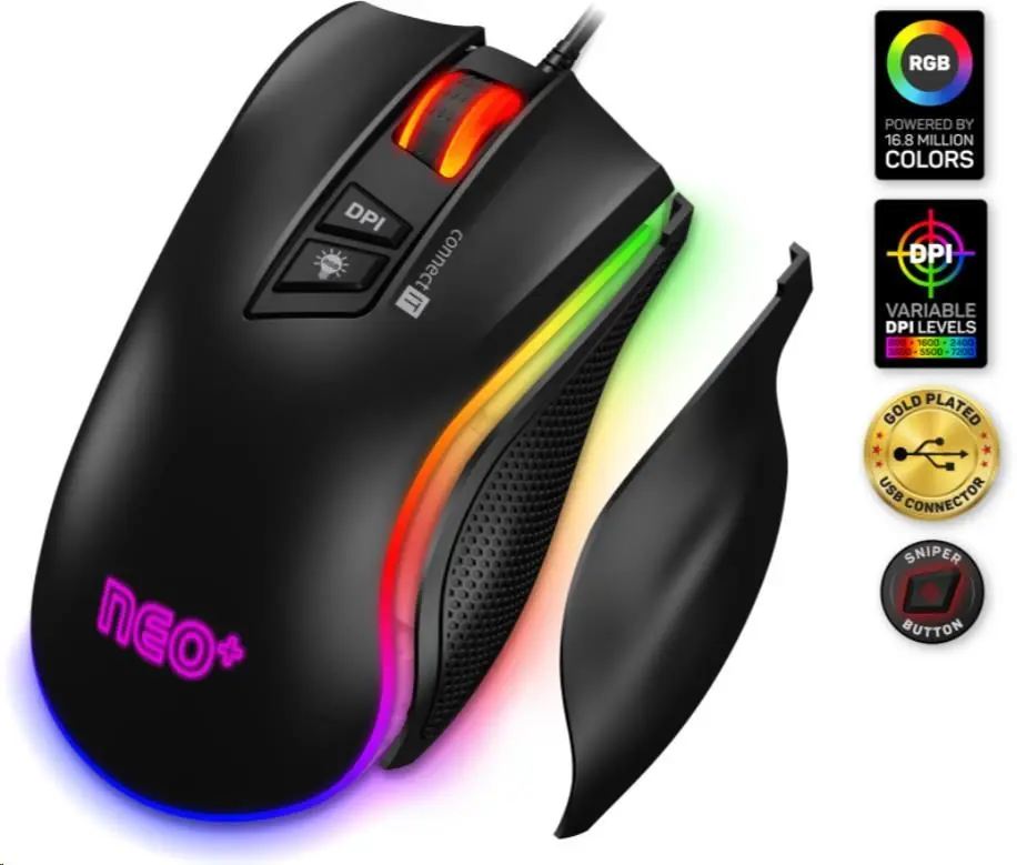 CONNECT IT NEO+ profesionální optická herní myš