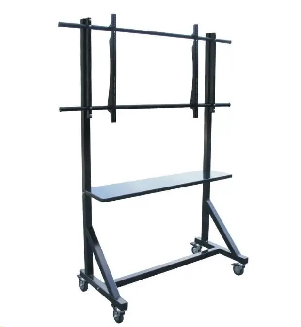 Profesionální vozík/stojan držák na televizory 55-100", pojezdová kolečka s brzdou, OMB VIDEO TROLLEY