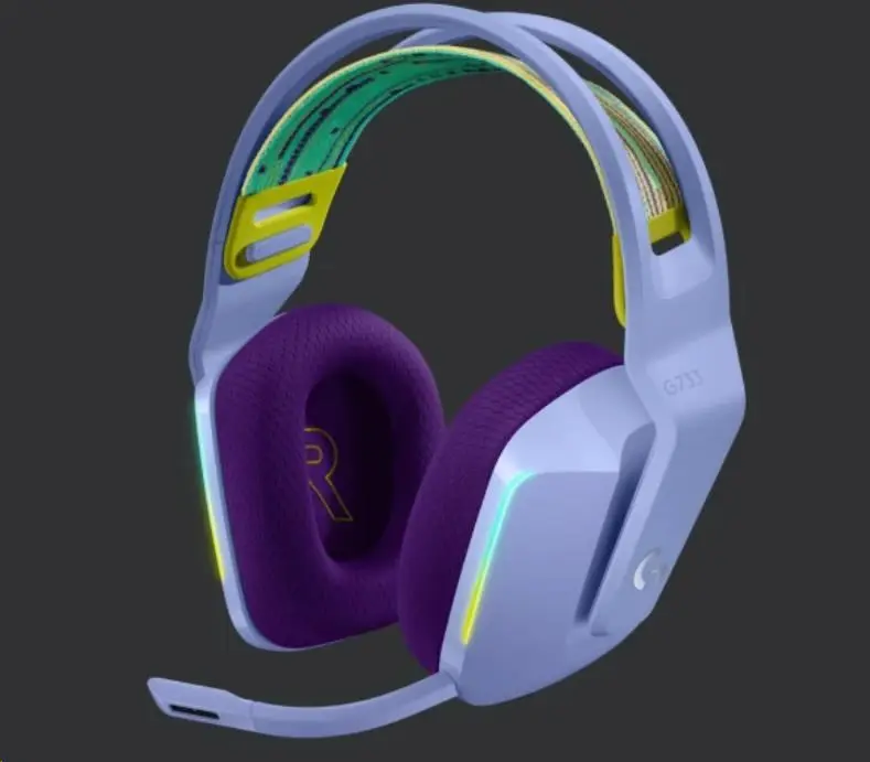 Logitech G733 Lightspeed fialová