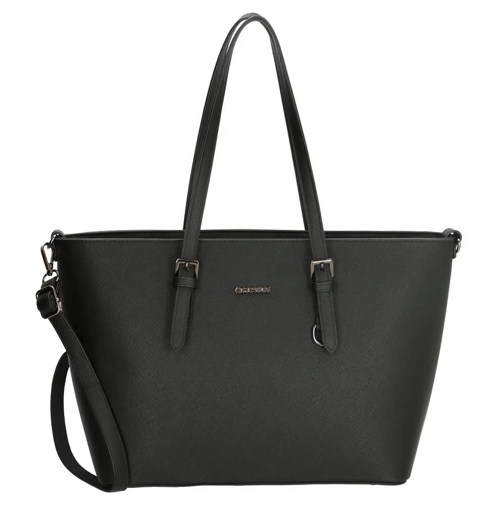 Černá velká shopper kabelka přes rameno „Misty“