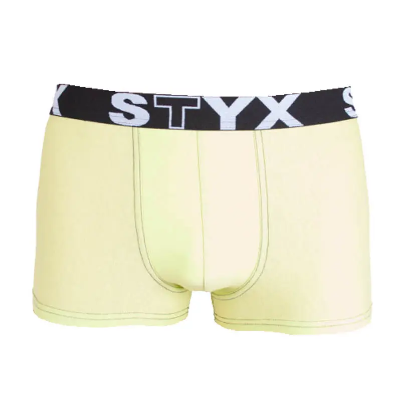 Pánské boxerky Styx sportovní guma nadrozměr zelenkavé (R4) 3XL, trenky / trenýrky