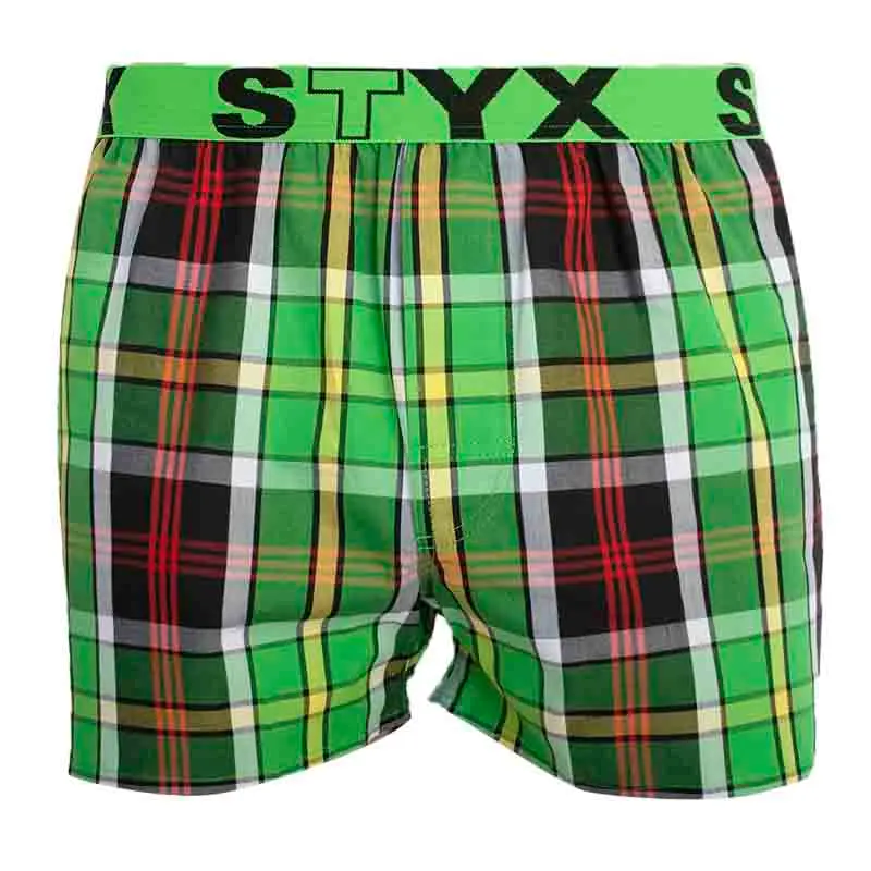 Pánské trenky Styx sportovní guma vícebarevné (B822) S, trenýrky