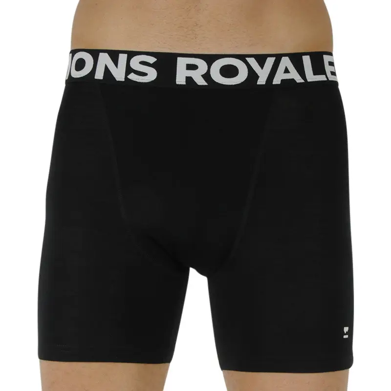 Pánské boxerky Mons Royale merino černé (100088-1169-001) L, trenky / trenýrky