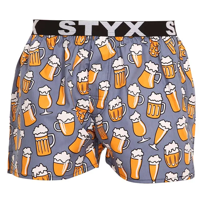Pánské trenky Styx art sportovní guma pivo (B1357) XL, trenýrky